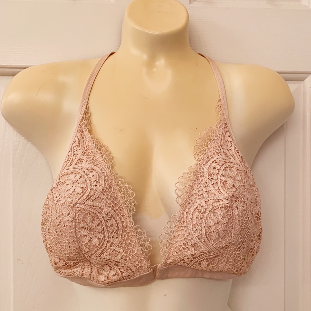 Large Lace Tan Victoria Secret Bralette